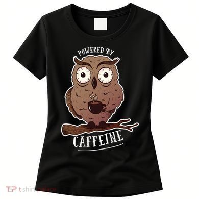 Monday Owl Coffee Caffeine Work Office Women's T-Shirt