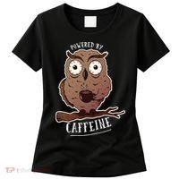 Monday Owl Coffee Caffeine Work Office Women's T-Shirt thumb 0