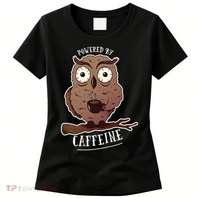 Monday Owl Coffee Caffeine Work Office Women's T-Shirt