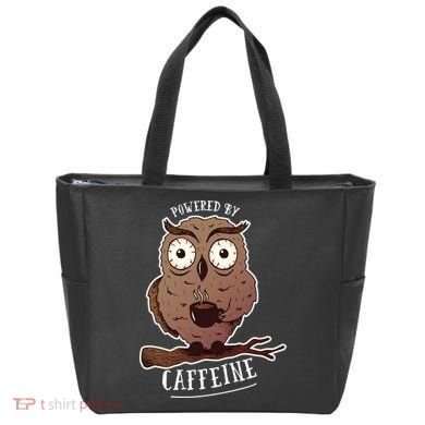 Monday Owl Coffee Caffeine Work Office Tote Bag