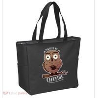 Monday Owl Coffee Caffeine Work Office Tote Bag thumb 2