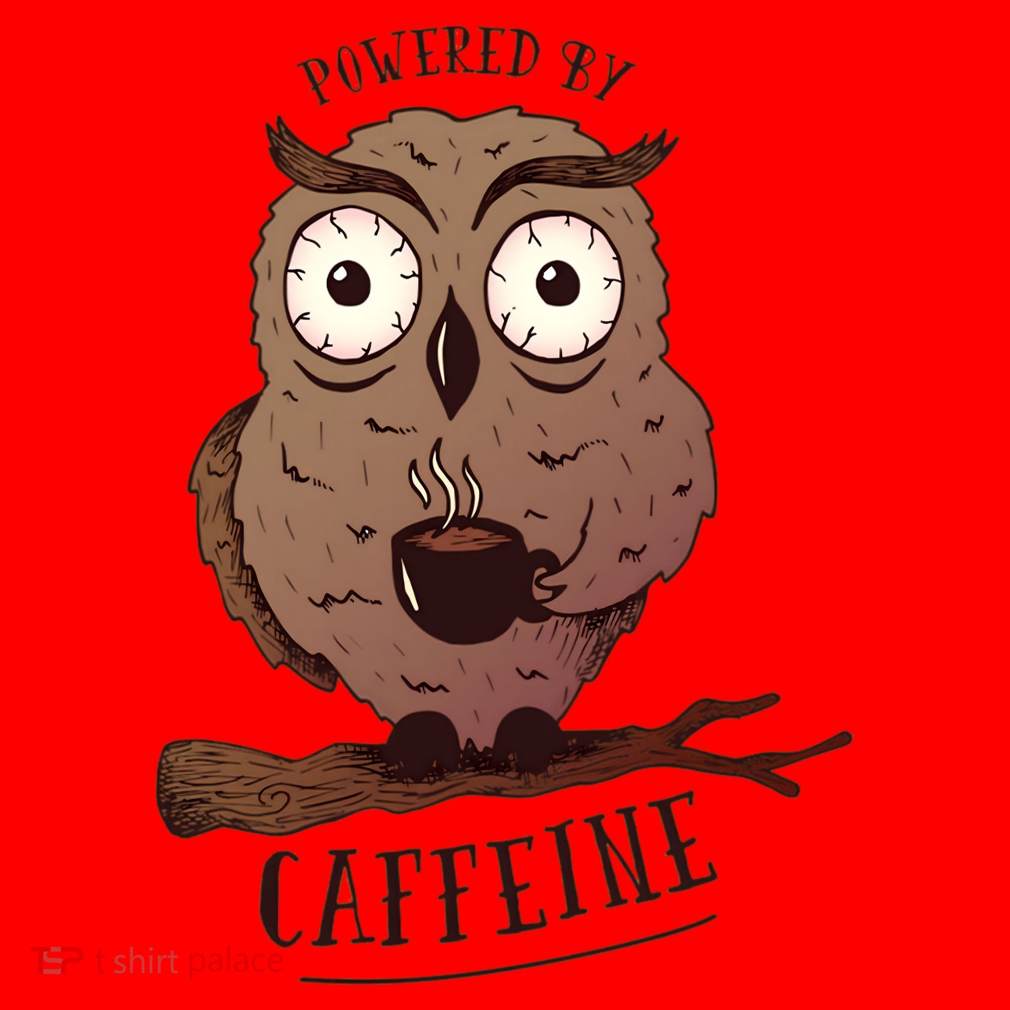 Monday Owl Coffee Caffeine Work Office Santa Hat