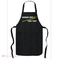 Measure Once Cuss Twice Carpenter & Woodworking Apron thumb 0