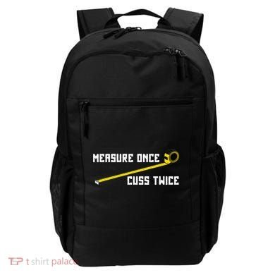 Measure Once Cuss Twice Carpenter & Woodworking Backpack