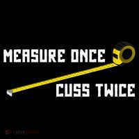 Measure Once Cuss Twice Carpenter & Woodworking Women's Hoodie thumb 2