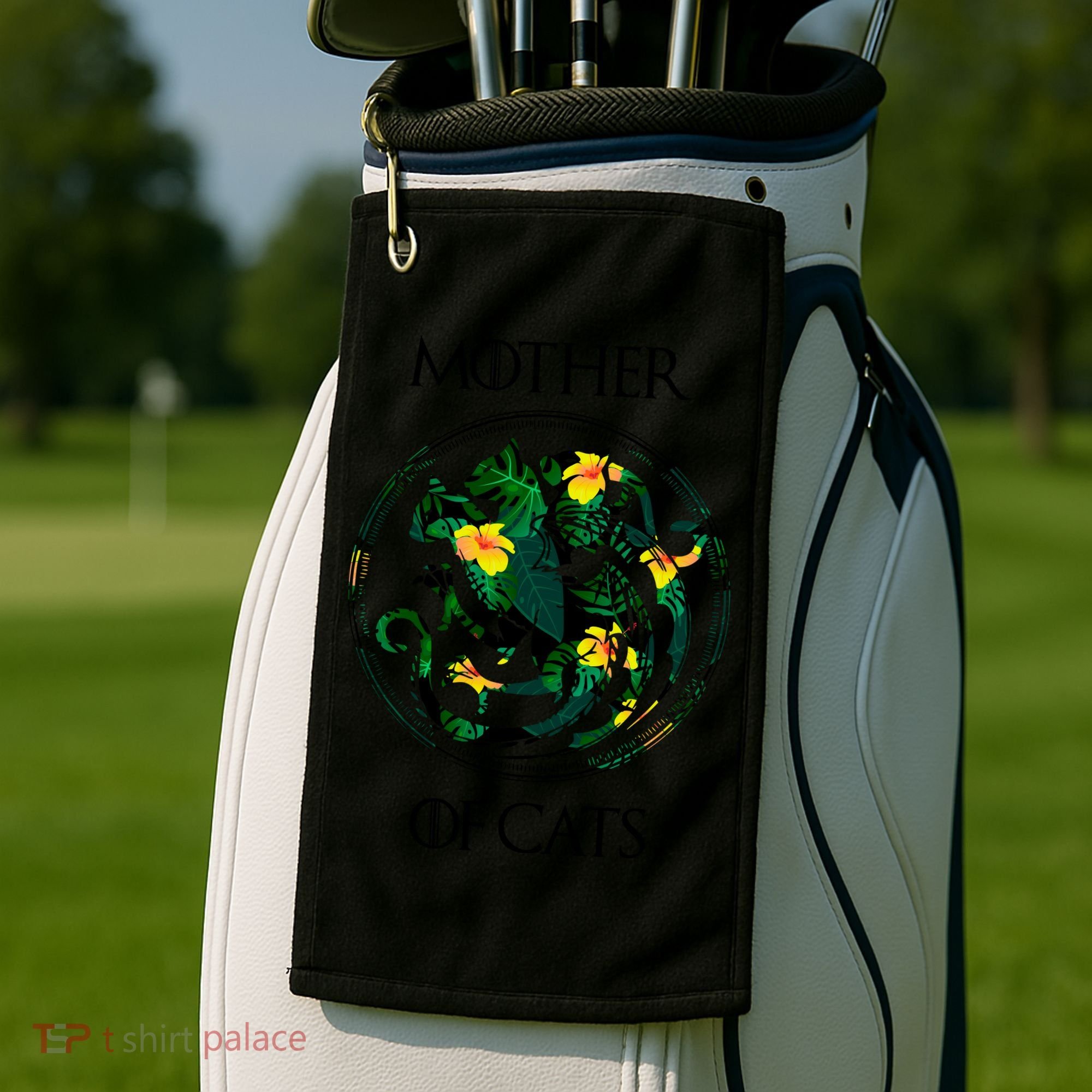 Mother Of Cats Golf Towel