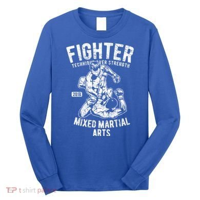 Mma Outfit Cage Fighting Mixed Martial Arts Gift Long Sleeve Shirt