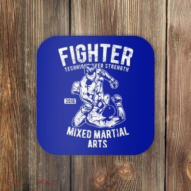 Mma Outfit Cage Fighting Mixed Martial Arts Gift Coaster