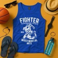 Mma Outfit Cage Fighting Mixed Martial Arts Gift Tank Top thumb 4