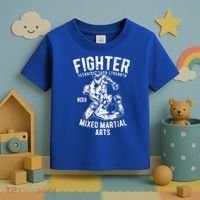Mma Outfit Cage Fighting Mixed Martial Arts Gift Toddler T-Shirt thumb 3