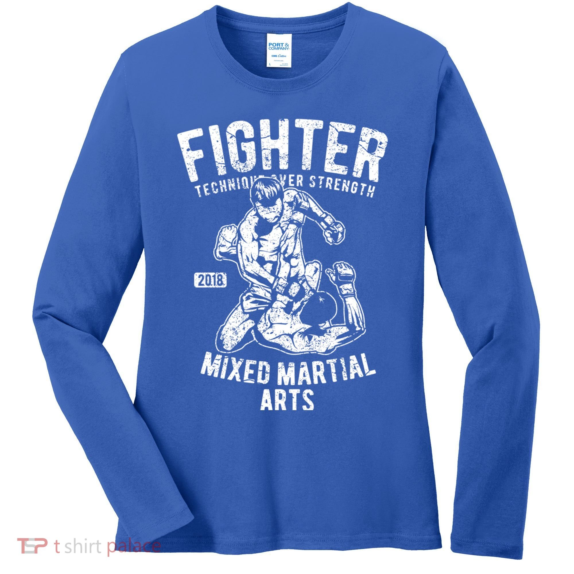 Mma Outfit Cage Fighting Mixed Martial Arts Gift Women's Long Sleeve Shirt