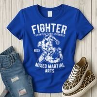 Mma Outfit Cage Fighting Mixed Martial Arts Gift Women's T-Shirt thumb 3