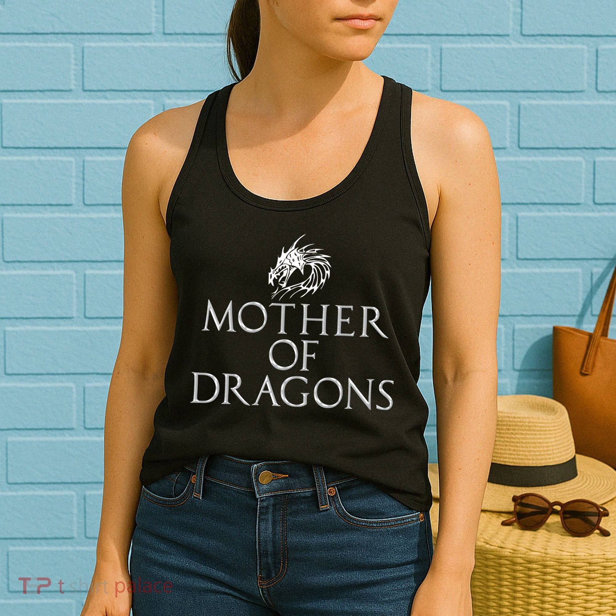 Mother Of Dragons Funny Mothers Day Mom Gift Women's Tank Top