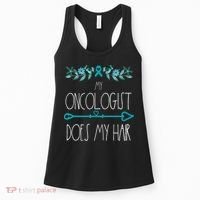 My Oncologist Does My Hair Ovarian Cancer Awareness Products Women's Tank Top thumb 0