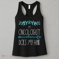 My Oncologist Does My Hair Ovarian Cancer Awareness Products Women's Tank Top thumb 3