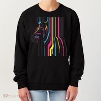 Modern Abstract Zebra Women's Sweatshirt thumb 0