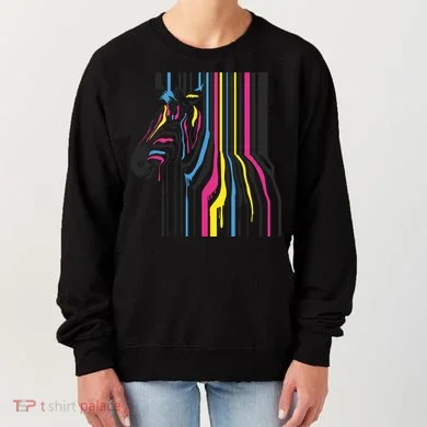 Modern Abstract Zebra Women's Sweatshirt
