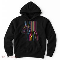 Modern Abstract Zebra Hoodie thumb 0