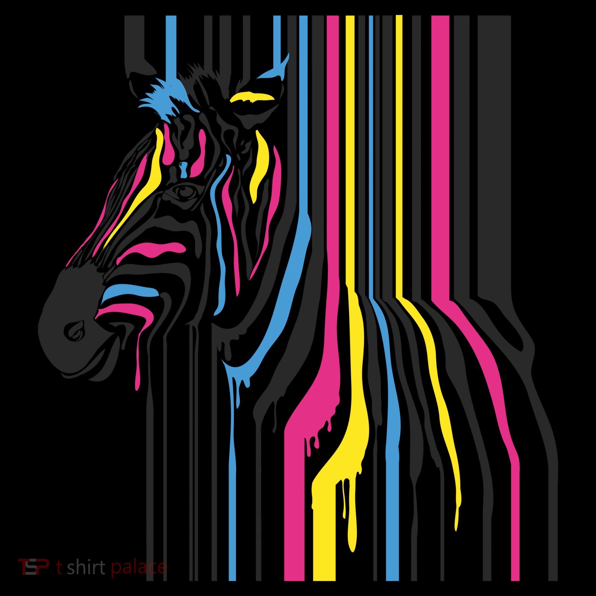 Modern Abstract Zebra Hoodie