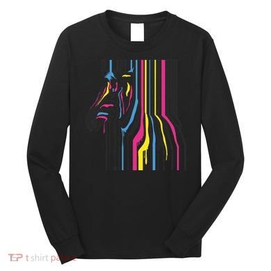 Modern Abstract Zebra Long Sleeve Shirt