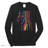 Modern Abstract Zebra Long Sleeve Shirt thumb 0