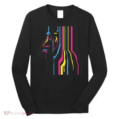 Modern Abstract Zebra Long Sleeve Shirt