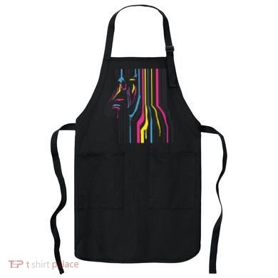 Modern Abstract Zebra Apron