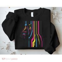 Modern Abstract Zebra Sweatshirt thumb 2