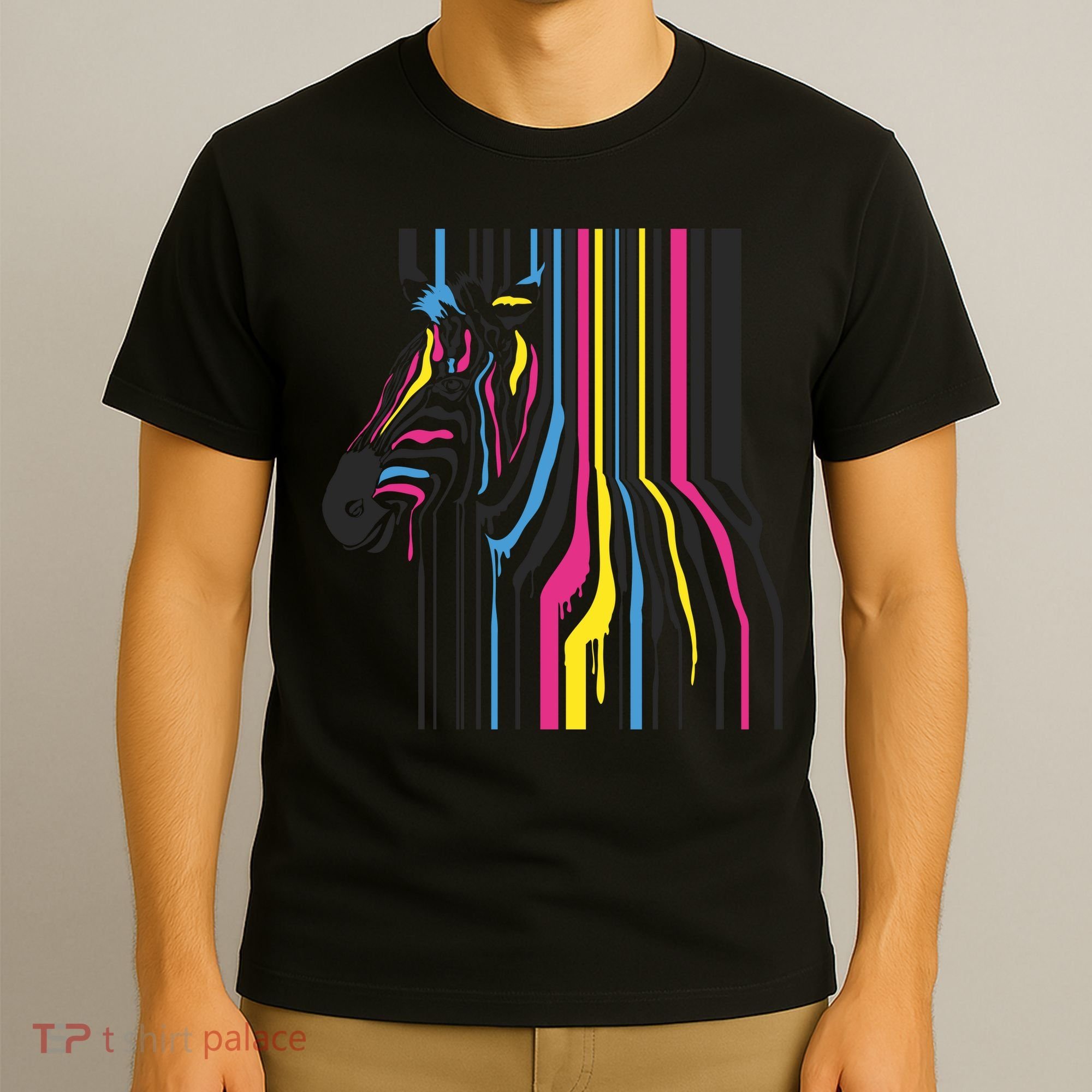 Modern Abstract Zebra T-Shirt