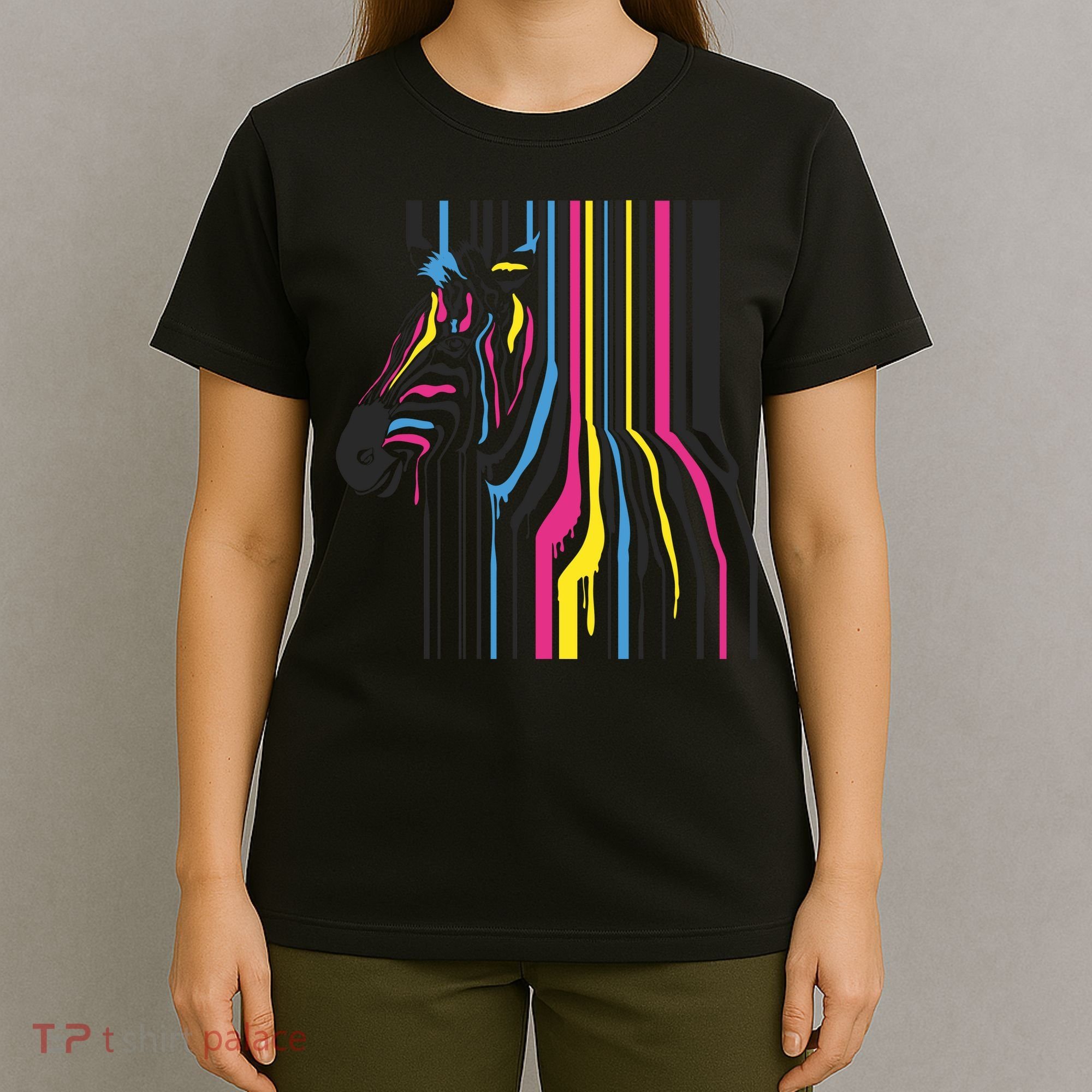 Modern Abstract Zebra T-Shirt