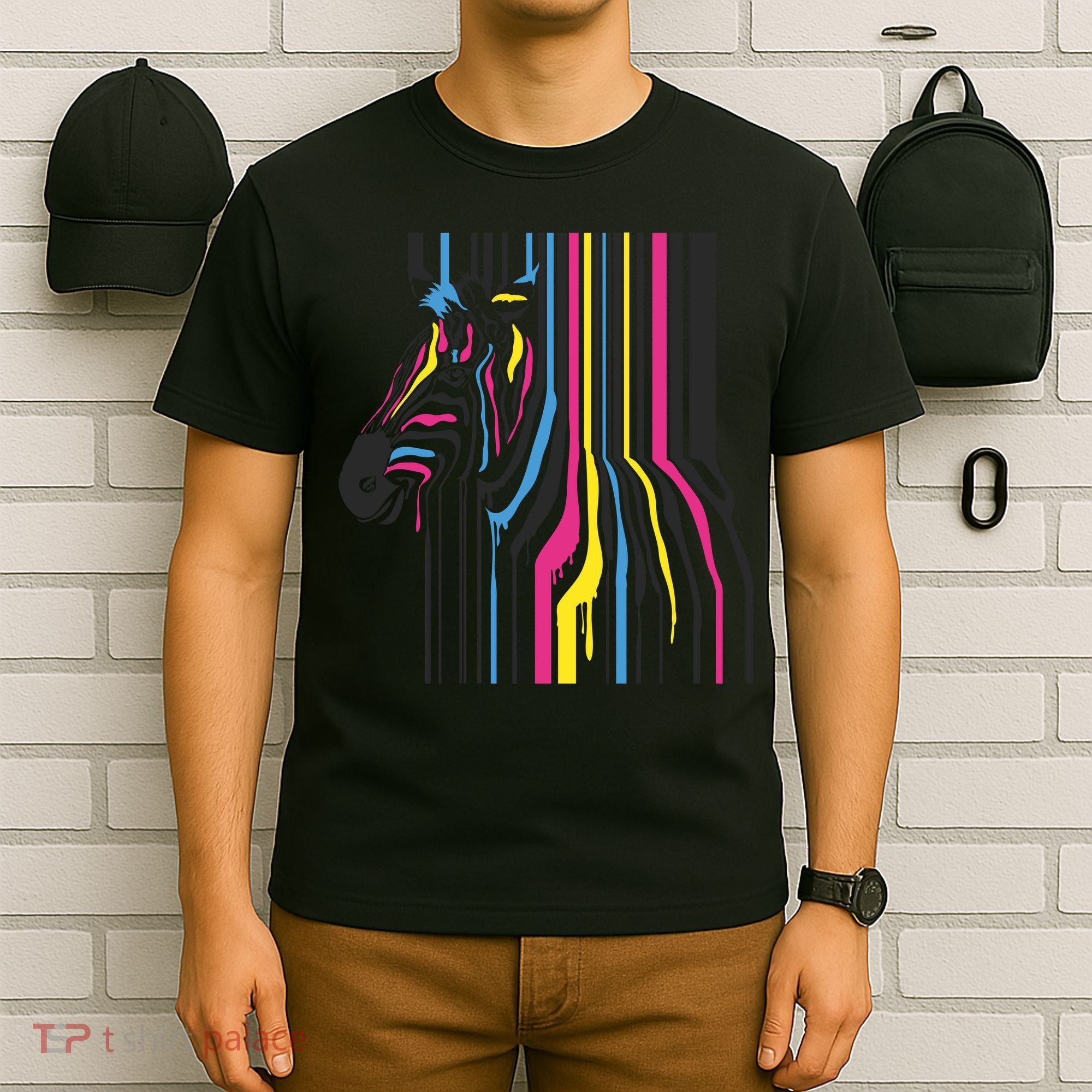 Modern Abstract Zebra T-Shirt
