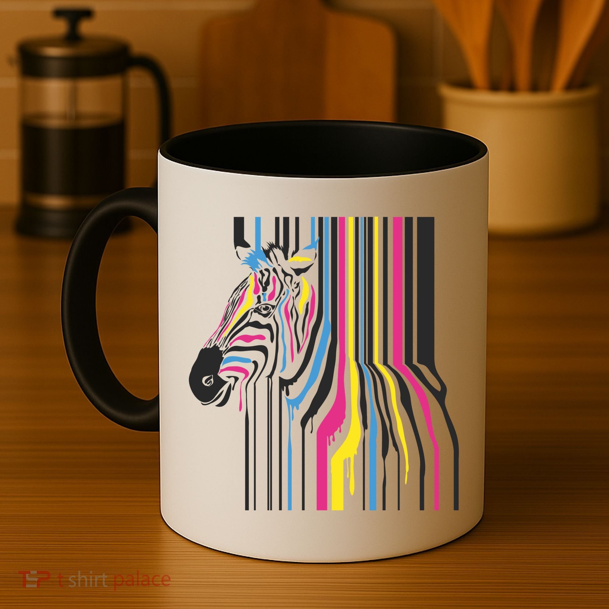 Modern Abstract Zebra Coffee Mug