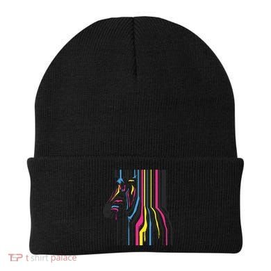 Modern Abstract Zebra Beanie