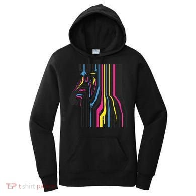 Modern Abstract Zebra Women's Hoodie