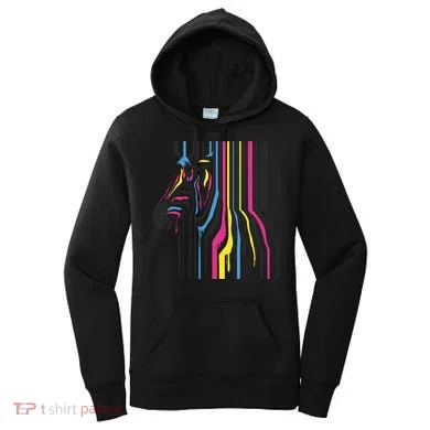 Modern Abstract Zebra Women's Hoodie