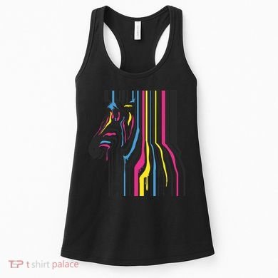 Modern Abstract Zebra Women's Tank Top