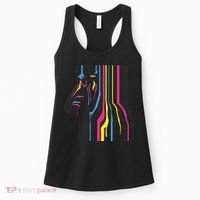 Modern Abstract Zebra Women's Tank Top thumb 0