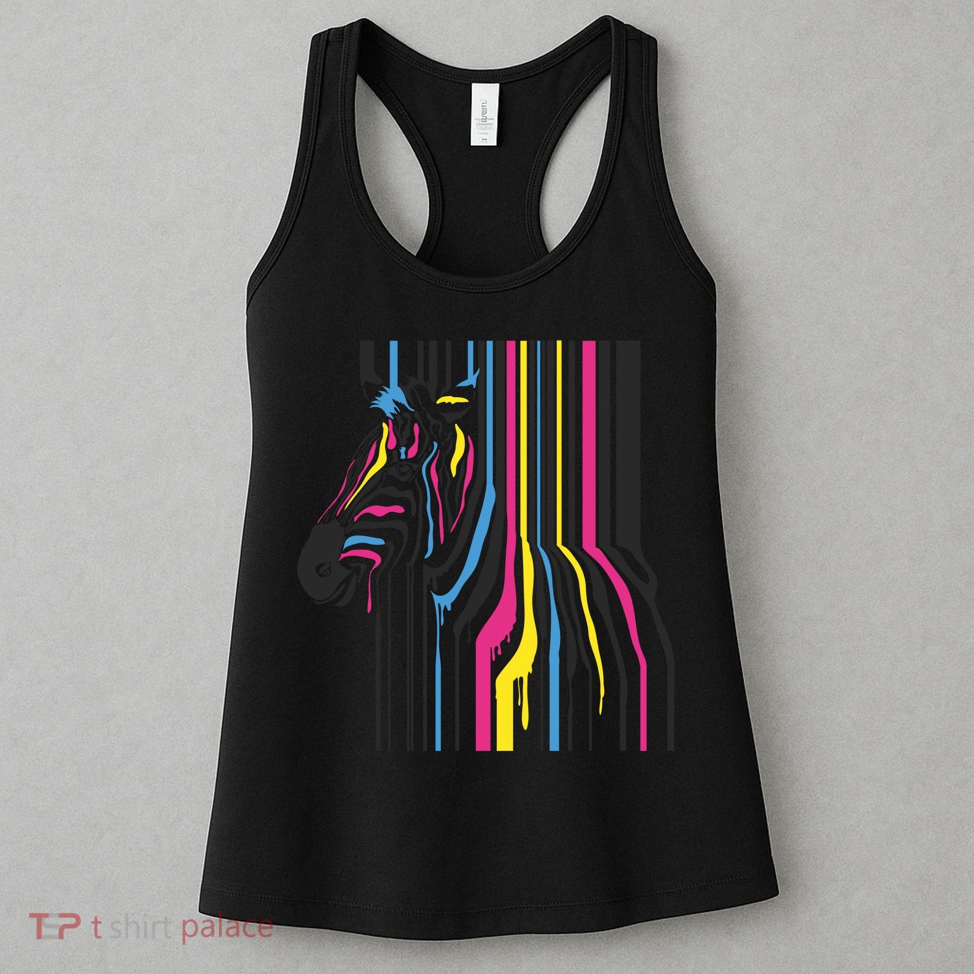 Modern Abstract Zebra Women's Tank Top