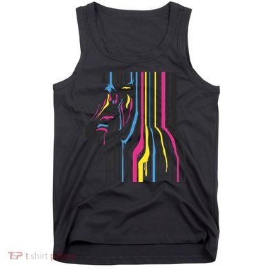 Modern Abstract Zebra Tank Top
