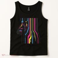 Modern Abstract Zebra Tank Top thumb 2