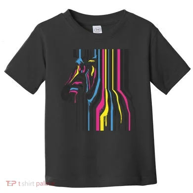 Modern Abstract Zebra Toddler T-Shirt