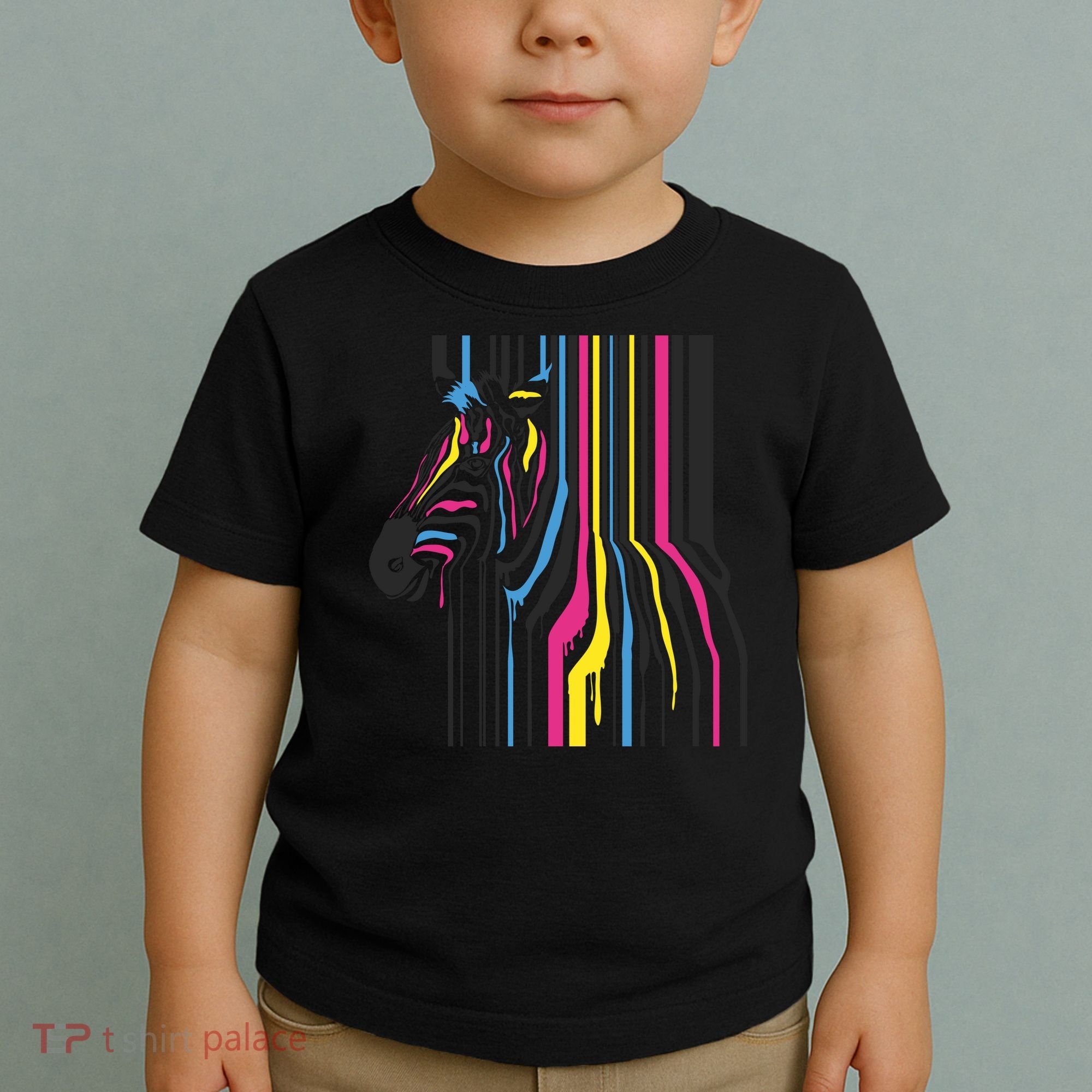 Modern Abstract Zebra Toddler T-Shirt