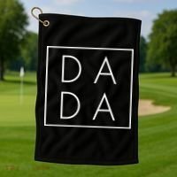 Modern DADA Logo Dada Father Golf Towel thumb 1
