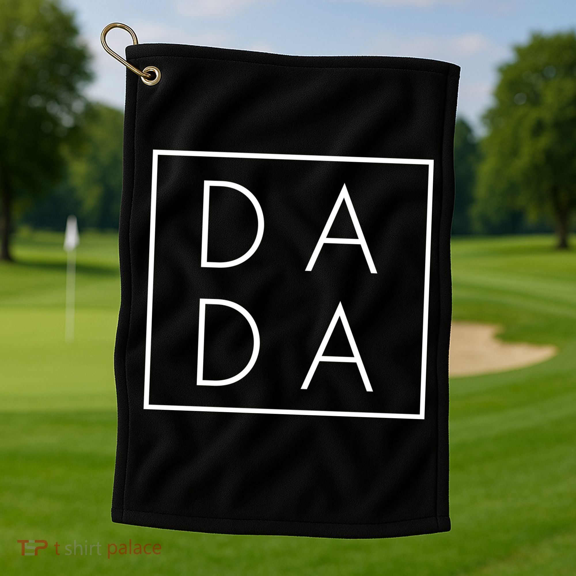 Modern DADA Logo Dada Father Golf Towel