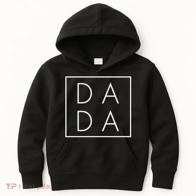 Modern DADA Logo Dada Father Kids Hoodie