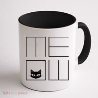 Modern Meow  Coffee Mug thumb 1