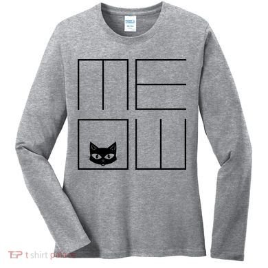 Modern Meow  Women's Long Sleeve Shirt
