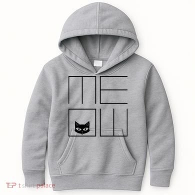 Modern Meow  Kids Hoodie