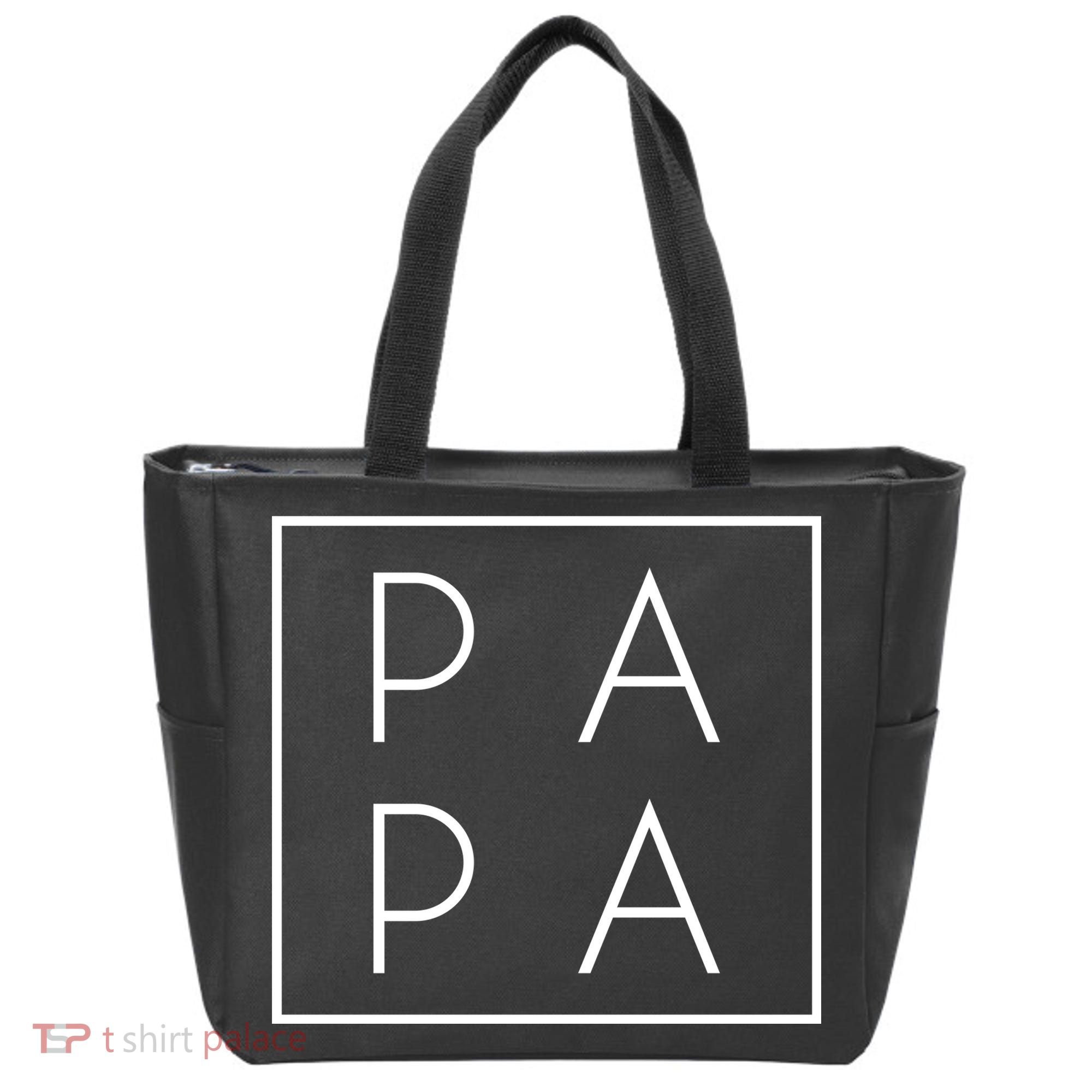 Modern PA PA Papa Father logo Tote Bag