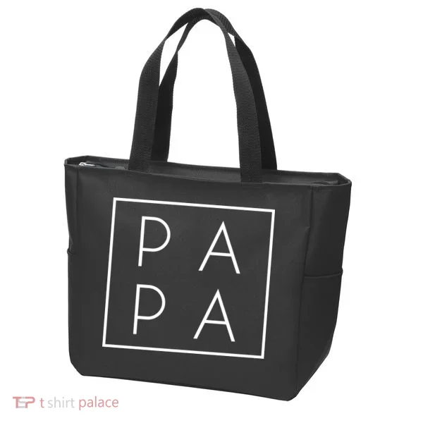 Modern PA PA Papa Father logo Tote Bag